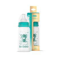 BABOO stikla pretkoliku barošanas pudelīte, šaurs kakliņš, 0+ mēneši 120 ml