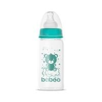 BABOO stikla pretkoliku barošanas pudelīte, šaurs kakliņš, 0+ mēneši 120 ml