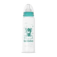 BABOO stikla pretkoliku stikla barošanas pudelīte, šaurs kakliņš, 3+ mēneši 240 ml