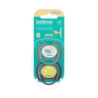 BABOO Calmy lateksa ortodontiskais knupītis, Lagoon Fiesta, 6+ mēneši N2