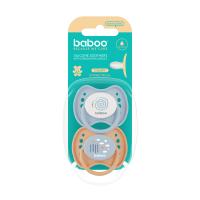 BABOO Calmy silikona simetriskais knupītis, Blue Haze, 6+ mēneši N2