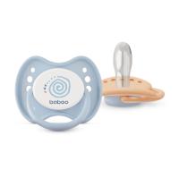 BABOO Calmy silikona simetriskais knupītis, Blue Haze, 6+ mēneši N2