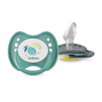 BABOO Calmy silikona ortodontiskais knupītis, Lagoon Fiesta, 6+ mēneši N2
