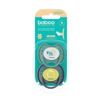 BABOO Calmy silikona ortodontiskais knupītis, Lagoon Fiesta, 6+ mēneši N2