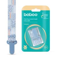 BABOO tekstila knupja turētājs, Blue Haze, 0+ mēneši