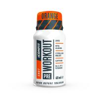 ICONFIT Pre Workout Shot škidrums apelsīnu garša  60 ml