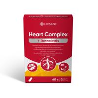 LIVSANE Heart Complex + Botanicals kapsulas N60