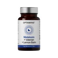 OPTAMINS Melatonin + Valerian + Lemon Balm kapsulas N60