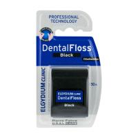 ELGYDIUM Dental Floss Black zobu diegs 50m