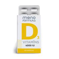 MONO FORMULA D3 vitamīns 4000SV kapsulas N30