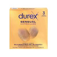 DUREX Sensual Extra Lube prezervatīvi N3