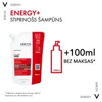 VICHY Dercos Energy+ stiprinošs šampūns Refill 400ml