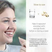 BALLSTAD Omega-3 mīkstās kapsulas (uzpildes iepakojums) N93