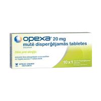 OPEXA 20mg mutē disperģējamās tabletes N10