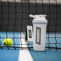 ICONFIT nerūsējošā tērauda šeikeris balts 900ml