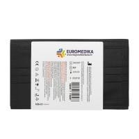 EUROMEDIKA Medicīniskā 3-slāņu vienreizlietojamā sejas maska, melna N5