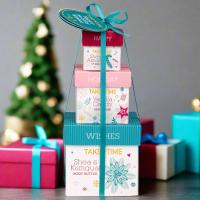 TAKE TIME lūpu balzams, vannas bumba un ķermeņa sviests dāvanu komplekts