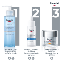 EUCERIN Hyaluron-Filler + 3x Effect SPF 30 dienas krēms uzpildes iepakojums (Refill) 50 ml