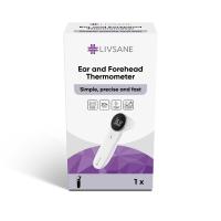 LIVSANE bezkontakta auss un pieres termometrs N1