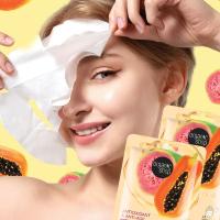 ORGANIC SHOP Guava&Papaya C vitamīna auduma maska N1