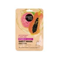 ORGANIC SHOP Guava&Papaya C vitamīna auduma maska N1