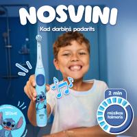 ORAL B iO Kids 6+ g. Stitch elektriskā zobu birste+ceļojuma futlāris N1