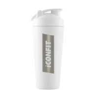 ICONFIT nerūsējošā tērauda šeikeris balts 800ml
