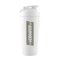 ICONFIT nerūsējošā tērauda šeikeris balts 800ml