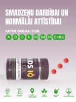 LYL KIDS IQ Krill Oil, košļājamas pastilas ar augļu garšu, N30