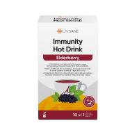 LIVSANE Immunity Hot Drink Plūškoka pulveris N10