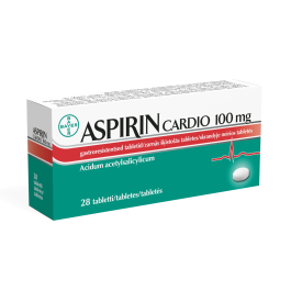 Aspirin Cardio 100 mg zarnās šķīstošās tabletes N28