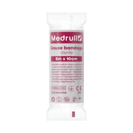 MEDRULL saite marles sterila 5 m x 10 cm