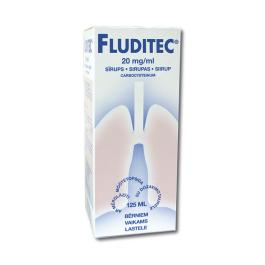 FLUDITEC 20mg/ml sīrups 125 ml