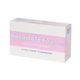 PHARMATEX 18,9mg Pesāriji N10