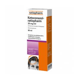 KETOCONAZOL-ratiopharm 20mg/ml šampūns 60 ml