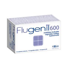 FLUGENIL 600 mg vaginālās lodītes N10