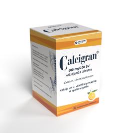 Calcigran 500 mg/200 SV košļājamās tabletes N100