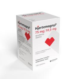 Hjertemagnyl 75 mg/10,5 mg apvalkotās tabletes, N100