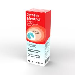 Xymelin Menthol 1 mg/ml deguna aerosols, šķīdums, 10ml N1