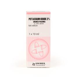 POTASSIUM IODIDE 2% acu pilieni, šķīdums, 10 ml N1