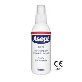ASEPT antiseptisks šķīdums aerosols 100 ml