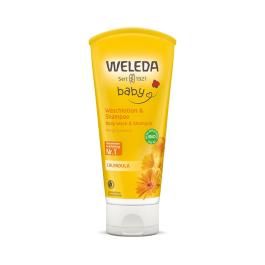 WELEDA BABY kliņģerīšu šampūns un mazgāšanās līdzeklis, 200 ml