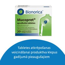 MUCOPRET 60mg/160mg apvalkotās tabletes N20