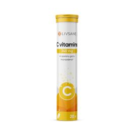 LIVSANE C vitamīns 240 mg šķīstošās tabletes N20