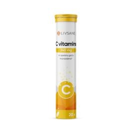 LIVSANE C vitamīns 240 mg šķīstošās tabletes N20