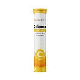LIVSANE C vitamīns 240 mg šķīstošās tabletes N20