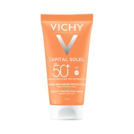 VICHY Capital Soleil Velvety SPF50+ sejas saules aizsargkrēms 50ml