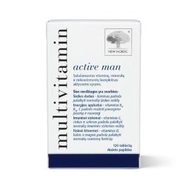 NEW NORDIC Multivitamin active man tabletes N120