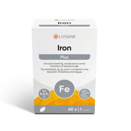 LIVSANE Iron Plus tabletes N60