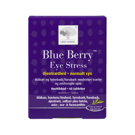 NEW NORDIC Blue Berry Eye Stress tabletes redzei N60